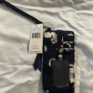 Vera Bradley Floral Wristlet Cardholder